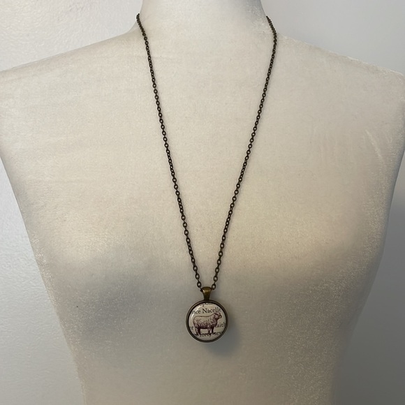 Pair of Antique Brass Style Long Necklaces - Picture 8 of 9